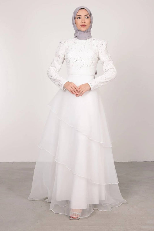 White Nikah Dress