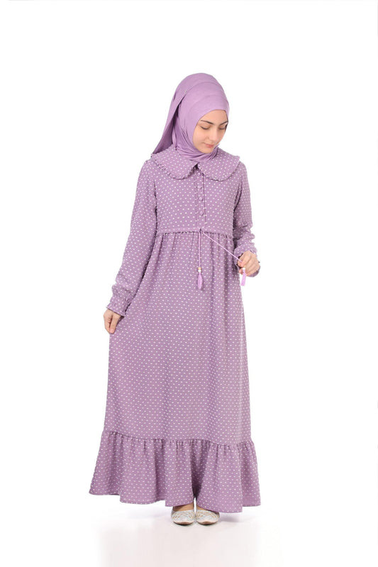 Lilac Bloom Dress for Girls