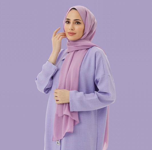 Cotton Jazz Hijab - Mauve