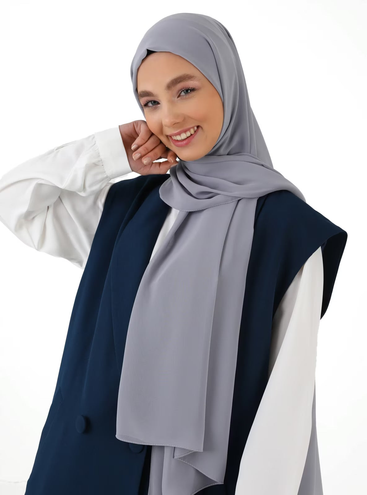 Chiffon Hijab - Gray