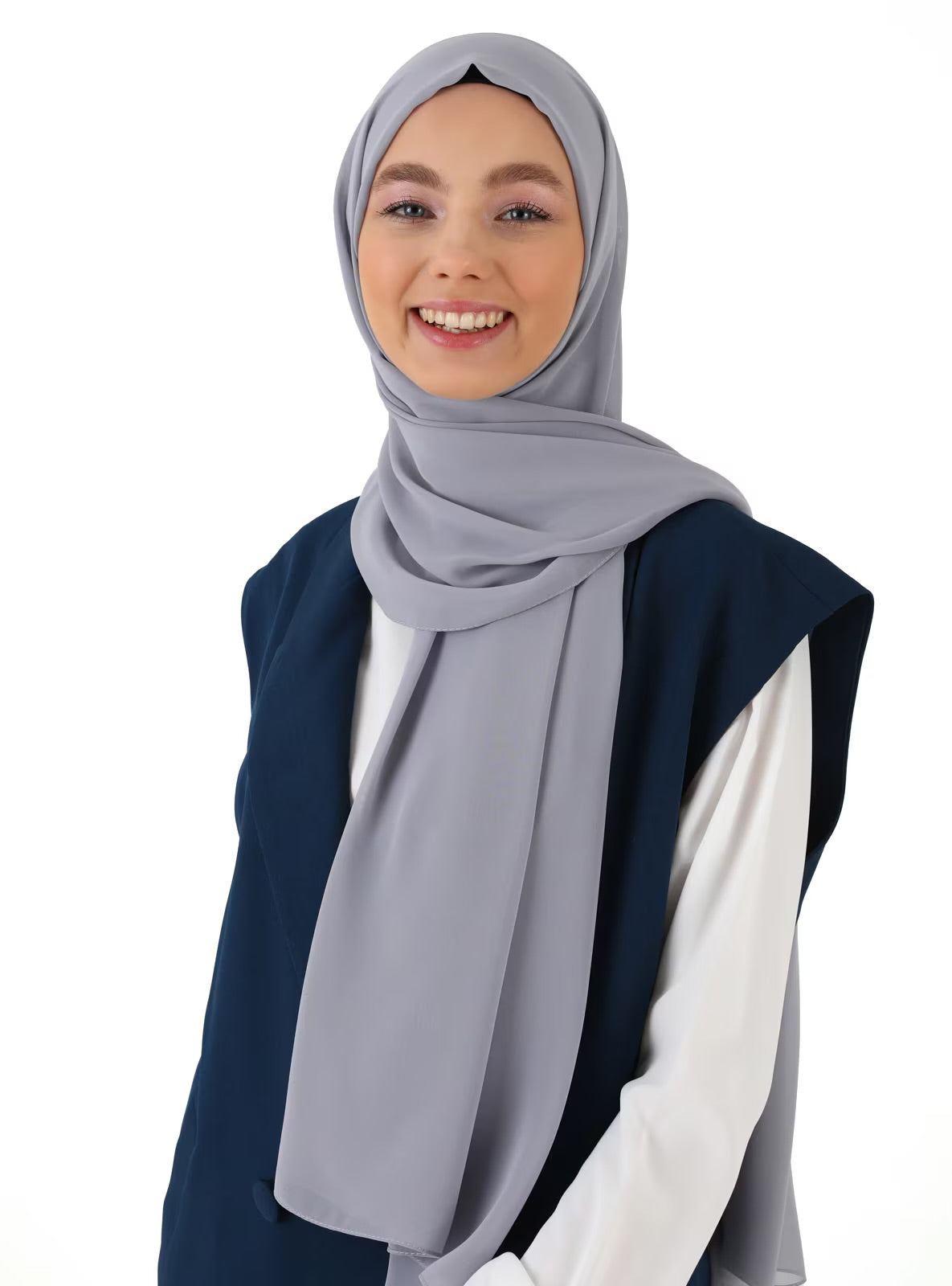 Chiffon Hijab - Gray