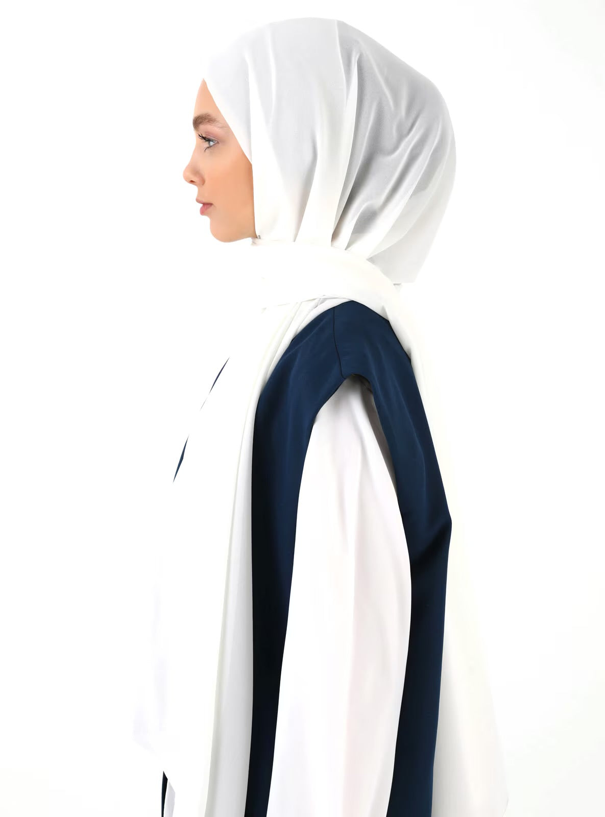 Chiffon Hijab - White